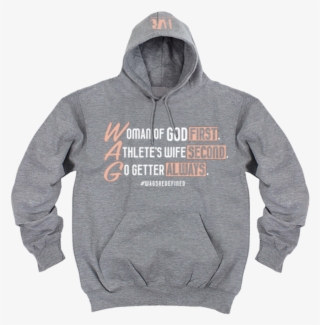 Wags Grey Pink White Hoodie #8616308