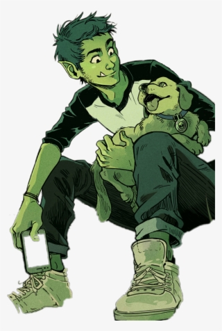 Beastboy Sticker - Teen Titans Beast Boy Fanart #8616700