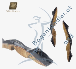 White Feather Lark 19" Ilf Wooden Riser With Carbon-inlay - Sword #8618258