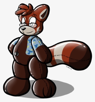 Red Panda Pooltoy - Cartoon #8619255