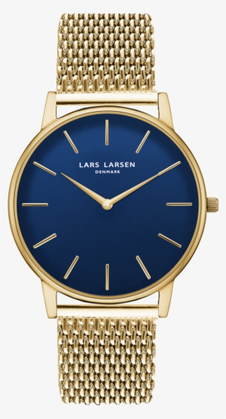 Vector Freeuse Oliver Mens Watch Gold With Blue Dial #8619435