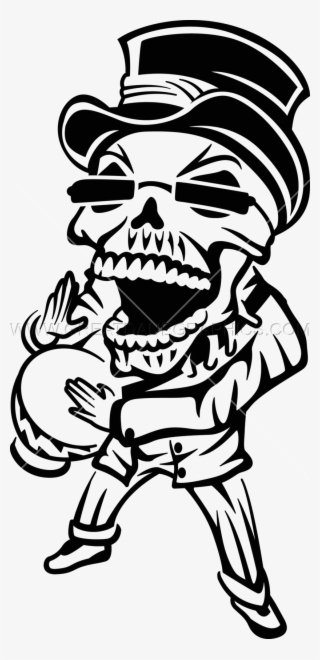 Voodoo Clipart Transparent - Voodoo Characters Black And White #8619436