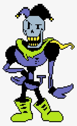 Mix Of Jevil And Papyrus - Illustration #8619671