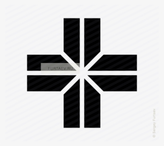 Arrow Cross Icon - Cerâmica Preto E Branco Para Piso #8619965