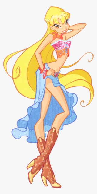 Stella As A Cowgirl - Winx Club Season 4 Stella #8620136