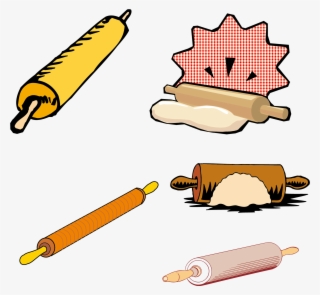 The Kitchen Clipart Rolling Pin - Rolling Pin Clip Art #8621890