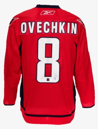 Alexander Ovechkin Signed Washington Capitals Reebok - Back Of Alex Ovechkin Jersey #8621919