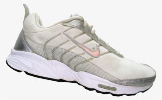 Nike View Ii Off White Gray Pink Logo Rolling Rail - Running Shoe #8622524