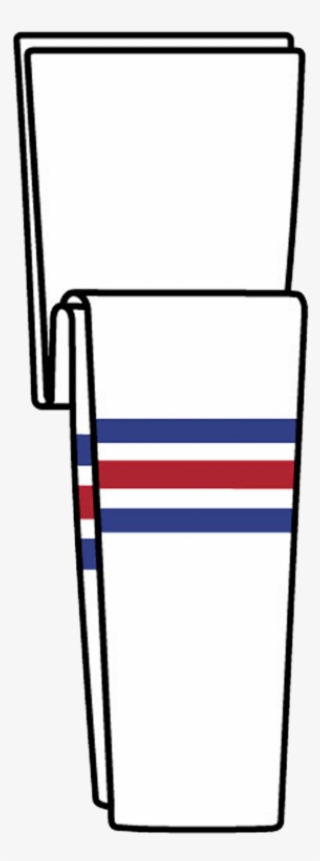 Knit Retro Nhl Pattern Socks - Ice Hockey #8624347