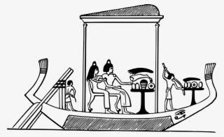 All Photo Png Clipart - Ancient Egypt Boat Drawing #8624818