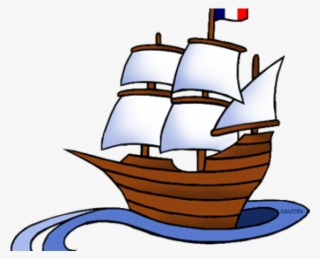 Boat Clipart Explorers - Christopher Columbus Ships Clip Art #8625657