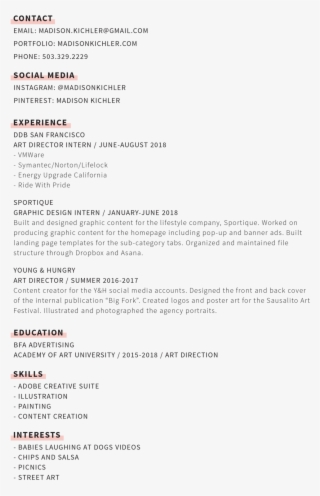 Mk Resume 092518 Blank #8626950