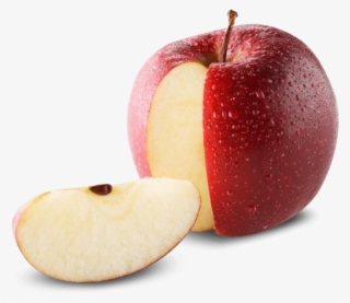Free Png Red Apple Image Png - Apple With Slice Png #8627289