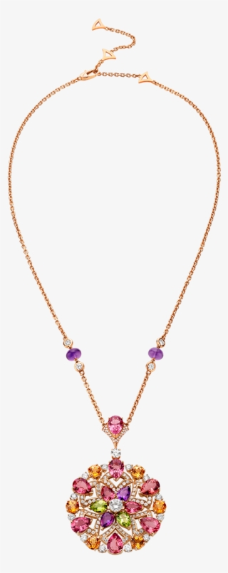 Divas' Dream Necklaces Necklaces Rose Gold Pink - Necklace #8627387