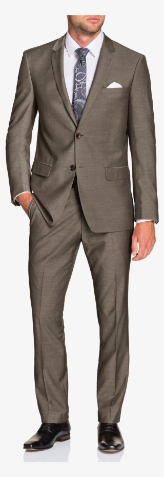 Mocha Falco 2 Button Suit - Bangladeshi Men In Suit #8628704