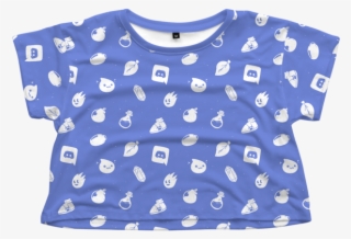 All Over Crop Top Crop Top - Discord Crop Top #8629549