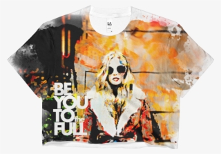 Beyoutothefull Ladies Crop Top - Illustration #8629585