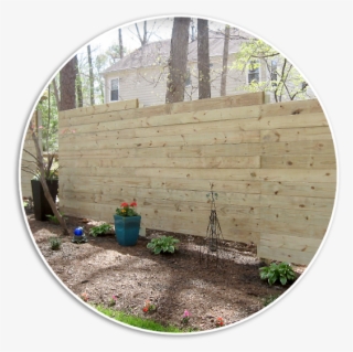 Horizontal Board Fence - Backyard #8630165 Horizontal Board Fence - Backyard #8630165