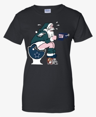 Philadelphia Eagles Santa Cowboys Toilet Redskins Helmet - Two Lost Souls Swimming In A Fishbowl T Shirt #8630387