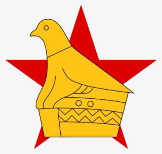 Star With Zimbabwe Bird - Zimbabwe Flag Emoji #8630397