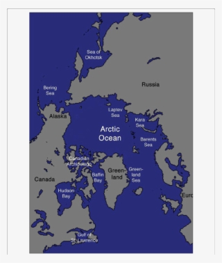 Map Of Case Study Sub-regions - North Pole Ice 2018 #8630924