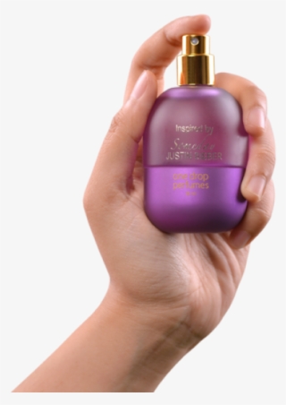 Purple Bottle - Hand Spraying Perfume Bottle Png #8631313