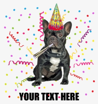 Custom French Bulldog Birthday Burp Cloth - Birthday Wishes With French Bulldog #8631721
