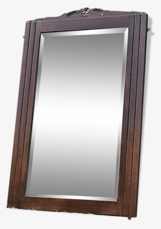 Mirror Frame Wood Dark Art Deco 130x82cm - Plywood #8631931