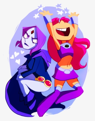 Starfire And Raven By Mewtant-30k - Teen Titans Go Starfire Fanart #8633160