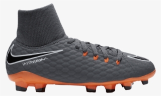 Nike Hypervenom Phantom Iii Academy Df Fg Junior Football - Orange And Grey Hypervenom #8633892