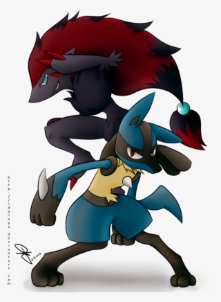 Pokemon Lucario Et Zoroark #8634120