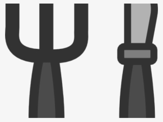 Cartoon Chef Knife And Fork Transparent #8634476