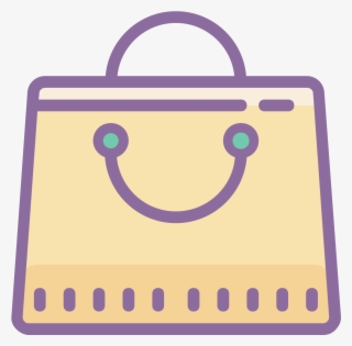 Grocery Bag Icon Png - Icon Bag Pink Png #8634623