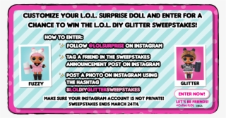 Lol Surprise Doll Diy Glitter Sweepstakes - Against The Grain Sunglasses #8634804