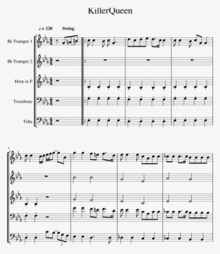 Killer Queen For Brass Quintet - You Raise Me Up Brass Quintet #8635579