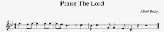 Praise The Lord - Asap Rocky Praise The Lord Flute Notes #8635731