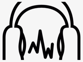 Headphones Clipart Music Wave - Png หู ฟัง Icon #8636582