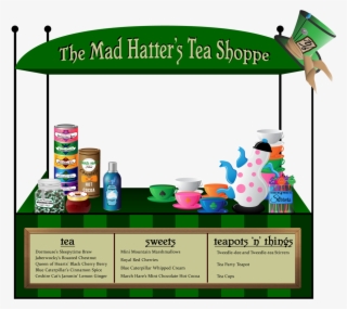 Mad Hatter's Tea Shoppe - Cartoon #8638025