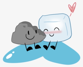Ice Cube Clipart Kawaii - Rocky And Ice Cube #8639510