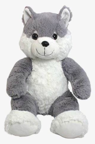 Wishpets 14" Floppy Sitting Wolf Stuffed Plush Toy - Teddy Bear #8640318