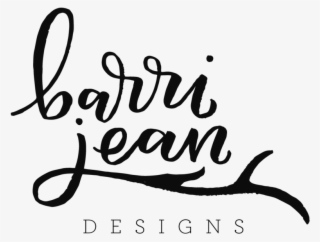 Barri Jean Logo Black - Calligraphy #8640720