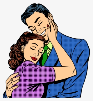 Stock Illustration Couple Royalty Free A Royaltyfree - Husband And Wife Hugging #8641623