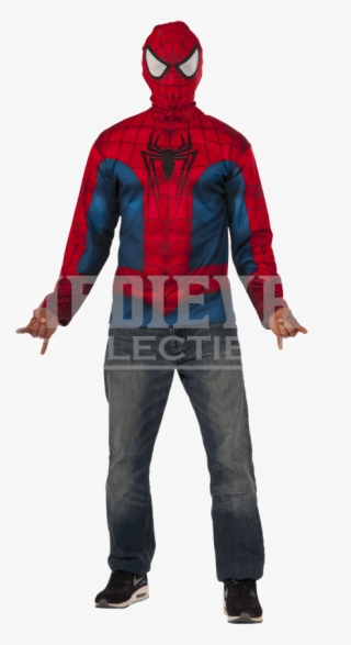 Adult Spider Man Long Sleeve Costume Set - Costume #8642168