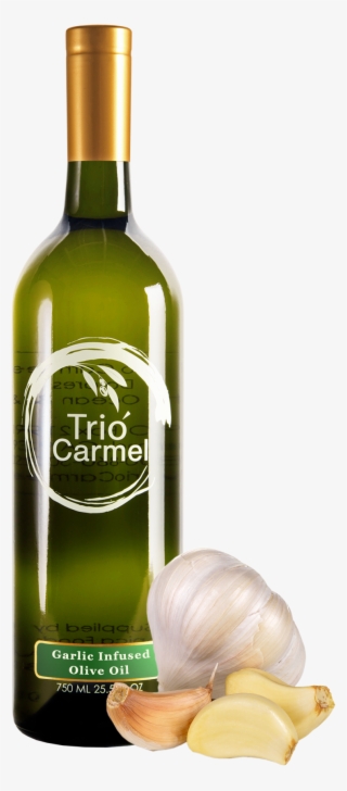 Garlic Olive Oil - Wine Bottle #8642253