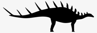 File - Kentrosaurus Silhouette - Svg - Kentrosaurus Silhouette #8643765