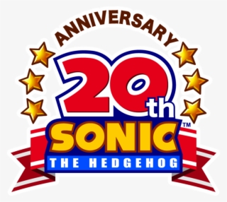 Download Download Png - Sonic 20th Anniversary Logo #8644433