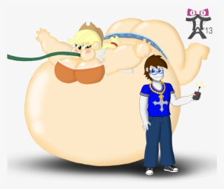 Pony Drew Eg Style With Inflated Applejack - Mlp Eg Base Applejack #8646302