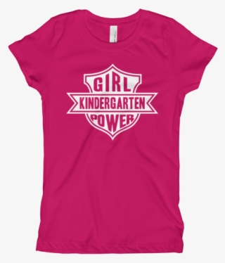 Kindergarten Girl Power Girl's Tee Shirt - Snaccident Shirt #8647121