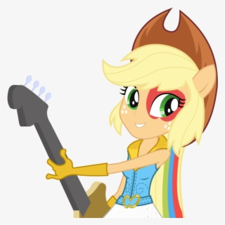 Cutiepie19 Images Applejack Equestria Girl 2 Rainbow - Mlp Eg Rainbow Rocks Applejack #8647270