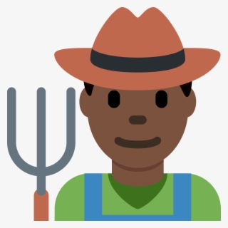 Open - Emoji Of Farmer #8647900